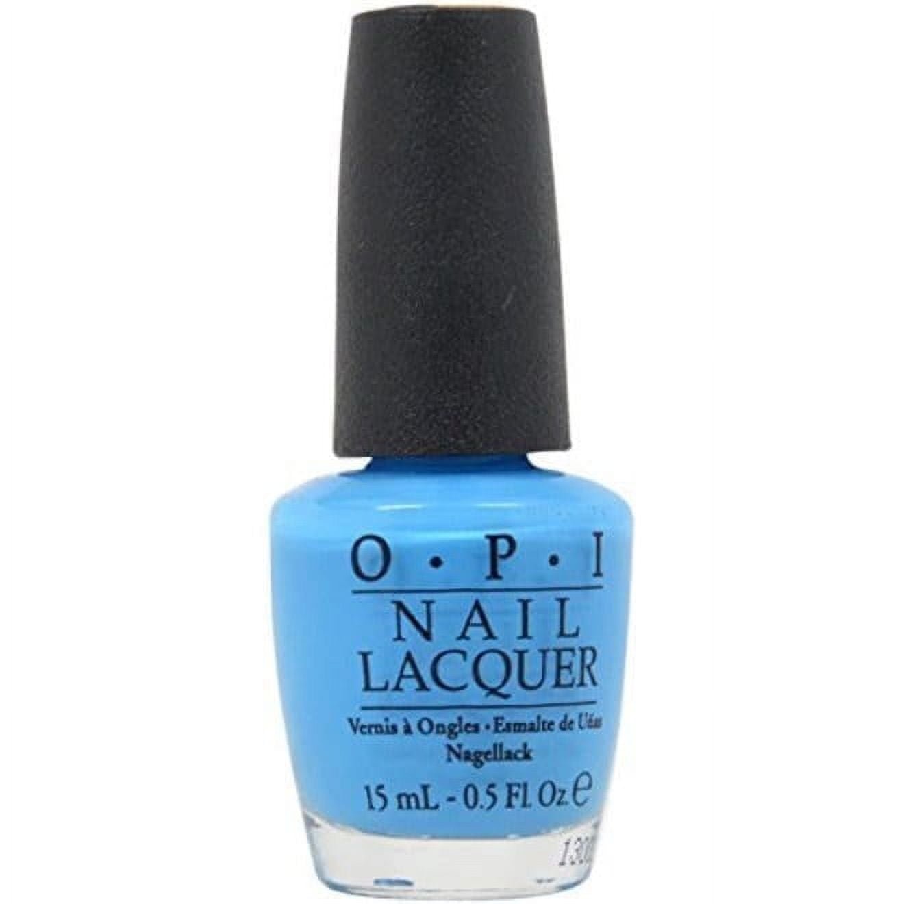 OPI Nail Lacquer, No Room For the Blues(B83), Nail Polish, 15ml/0.5 fl oz - Image 6