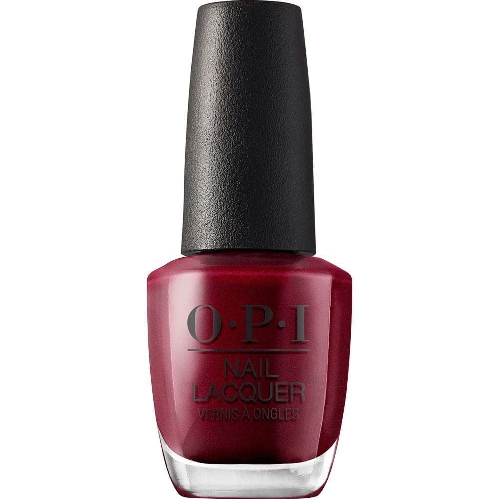 OPI Nail Lacquer Quick Dry Nail Polish,0.5 Oz, Big Apple Red - Image 2