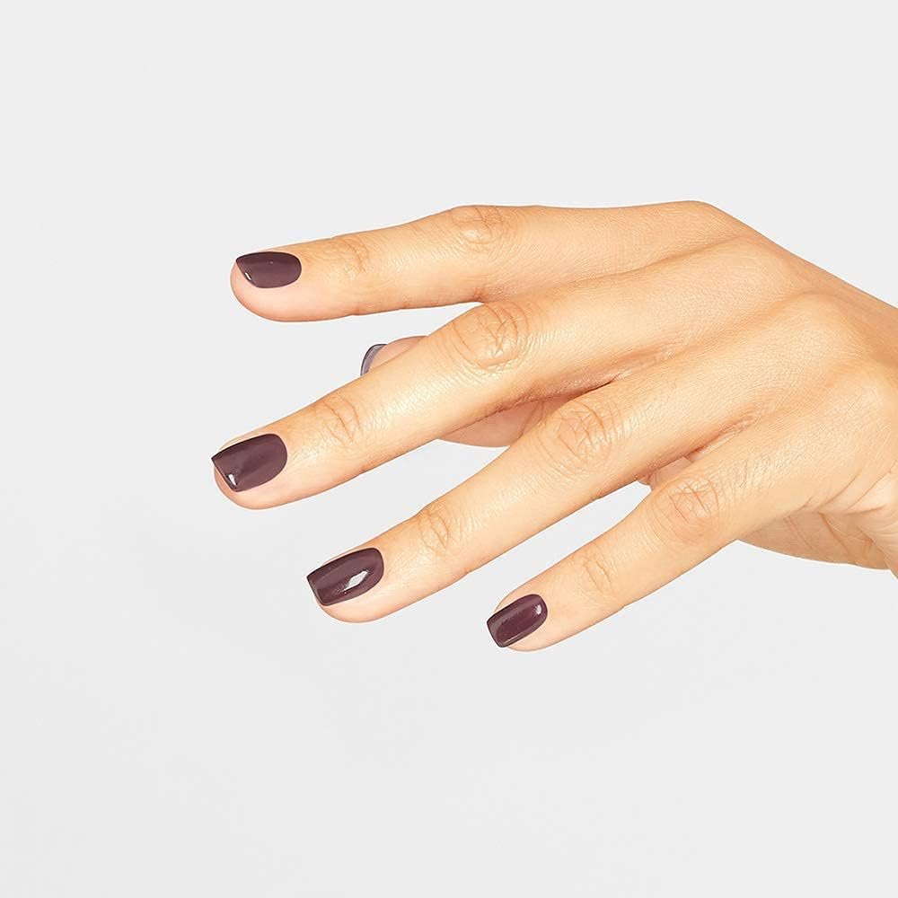 OPI Powder Perfection Chocolate Moose | Opaque Dark Brown Nail Dipping Powder | Acrylic Alternative - Image 4