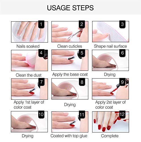 Gel Nail Polish, Milky White Nude Gel Polish, 0.27 fl oz - Image 5