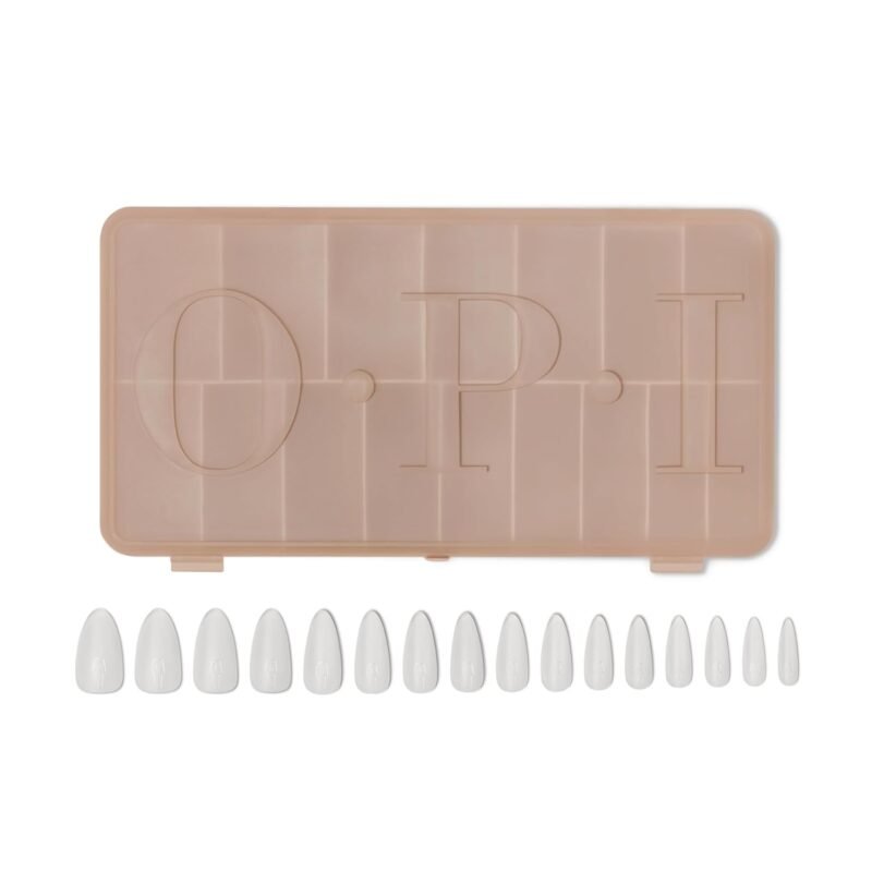 OPI GELevate Soft Gel, Nail Tips | Medium Length Extensions | Flexible & Natural Fit | 1 Box with 16 Sizes