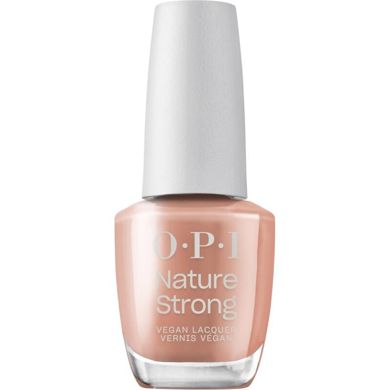 OPI Nature Strong Rooting For Hue | Opaque Warm Brown Cr??me Natural Origin Nail Polish LE | Plant Based, Vegan, Cruelty Free