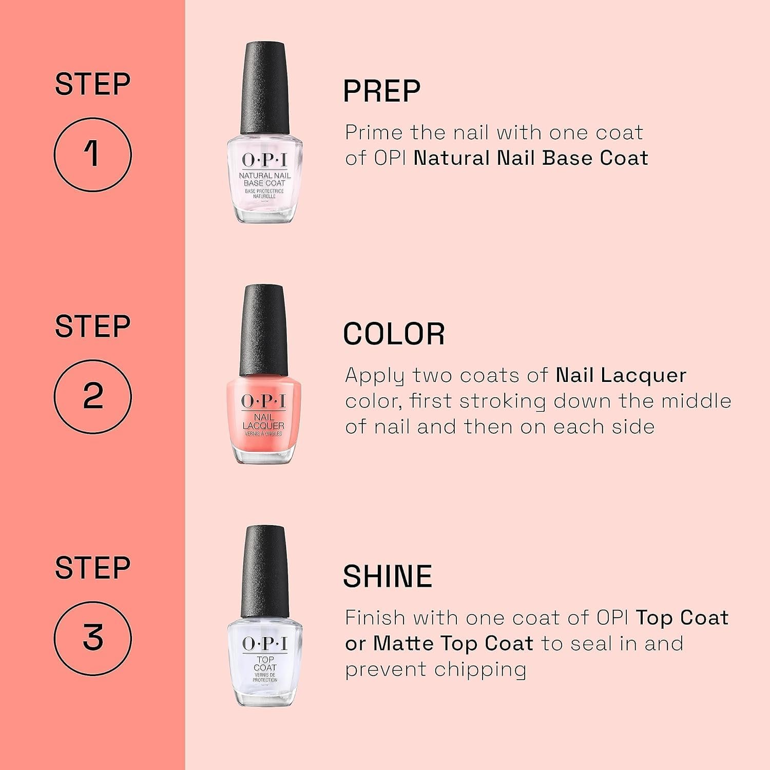 OPI Nail Lacquer Midnight Mantra | Opaque Dark Blue Cr??me Chip Resistant Nail Polish | Fast Drying, Streak Free - Image 5