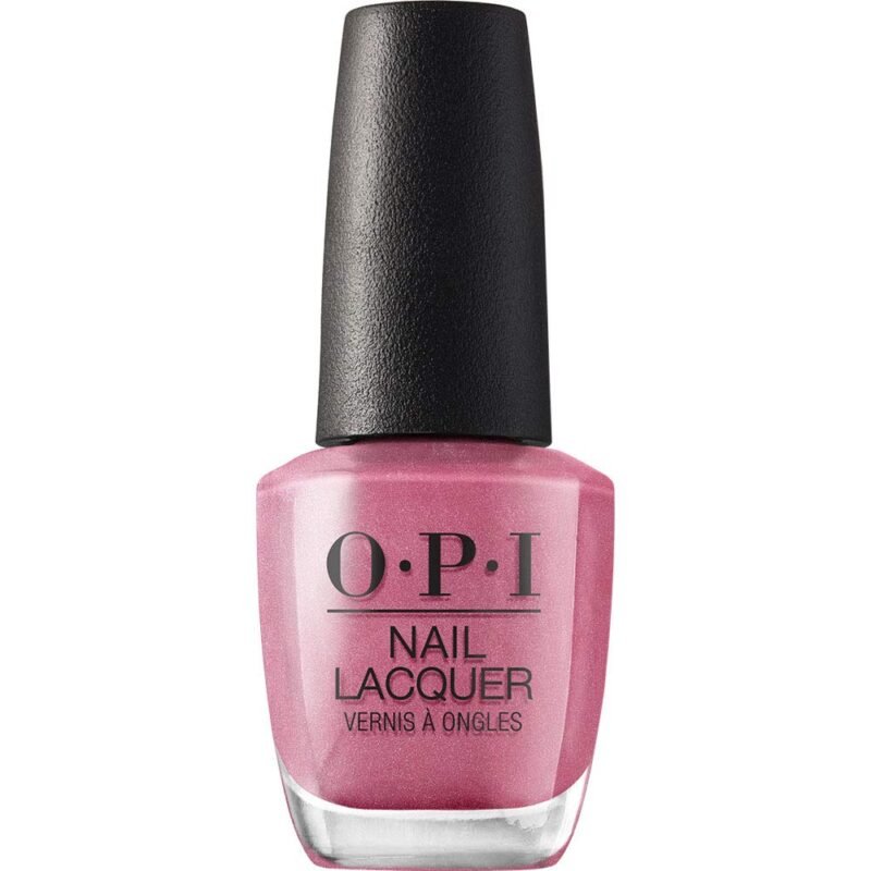 OPI Nail Lacquer Nail Polish | Sheer Light Nude Pink Shimmer Chip Resistant Nail Polish | Fast Drying, Streak Free