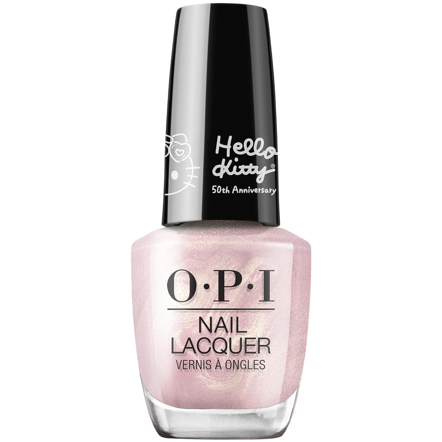 OPI Nail Lacquer Nail Polish | Opaque Cr??me Metallic Shimmer Chip Resistant Nail Polish | Hello Kitty Limited Edition Collection