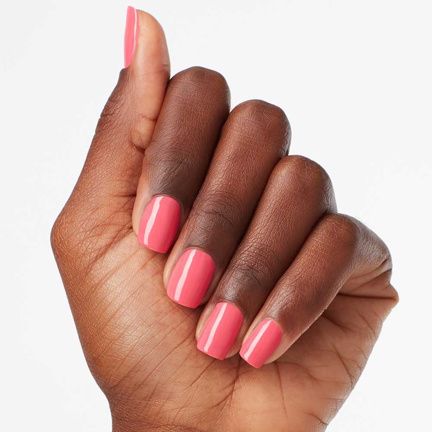 OPI Nail Lacquer ElePhantastic Pink | Opaque Bright Pink Cr??me Chip Resistant Nail Polish | Fast Drying, Streak Free - Image 2