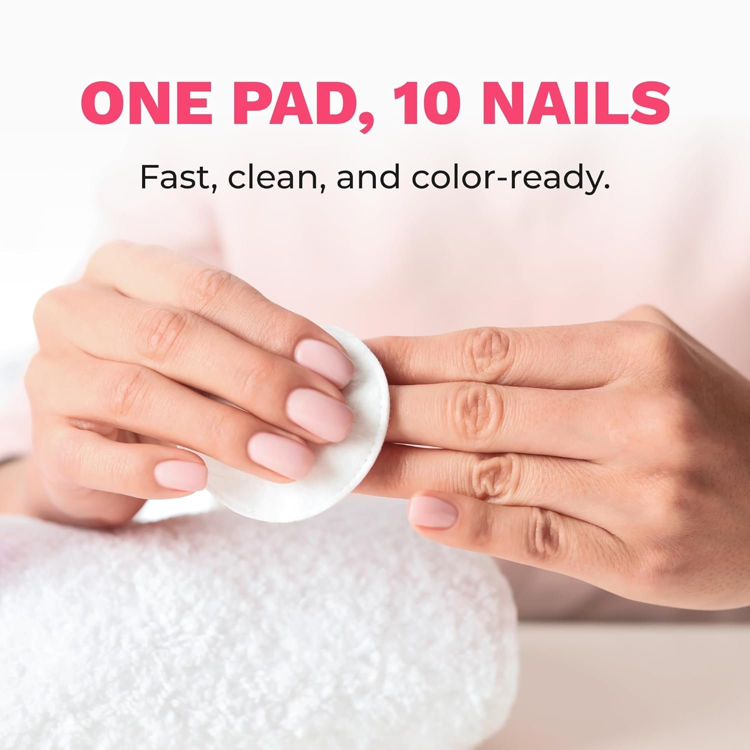 Diamond Wipes Nail Polish Remover Wipes with Aloe Vera, Acetone Nail Polish Remover Pads, 50 Individually Wrapped Nail Polish Wipes - Image 4