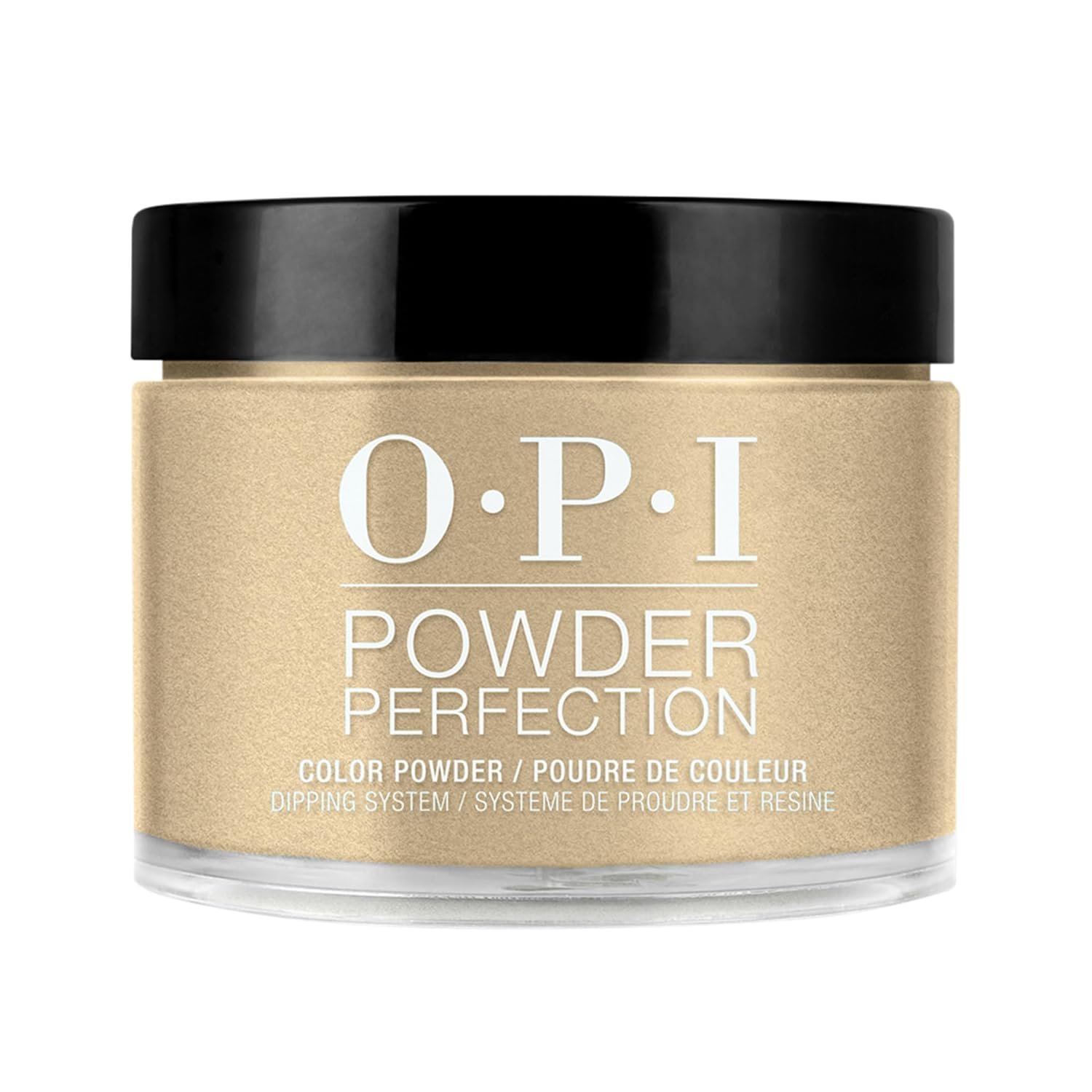 OPI Powder Perfection Dipping Powder | Opaque Metallic Finish Salon Nail Dipping Powder | Metallic Mega Mix Collection