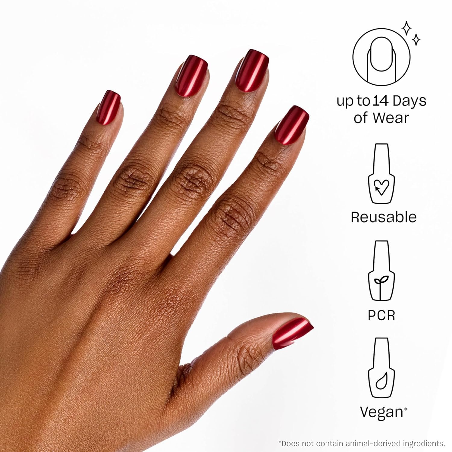 OPI On Point Holiday 2025 Shades | Short Squoval & Round Classic Accent Nail Art Press On Nails | 30 Count with Glue | Long Lasting, Reusable, Non-damaging - Image 2