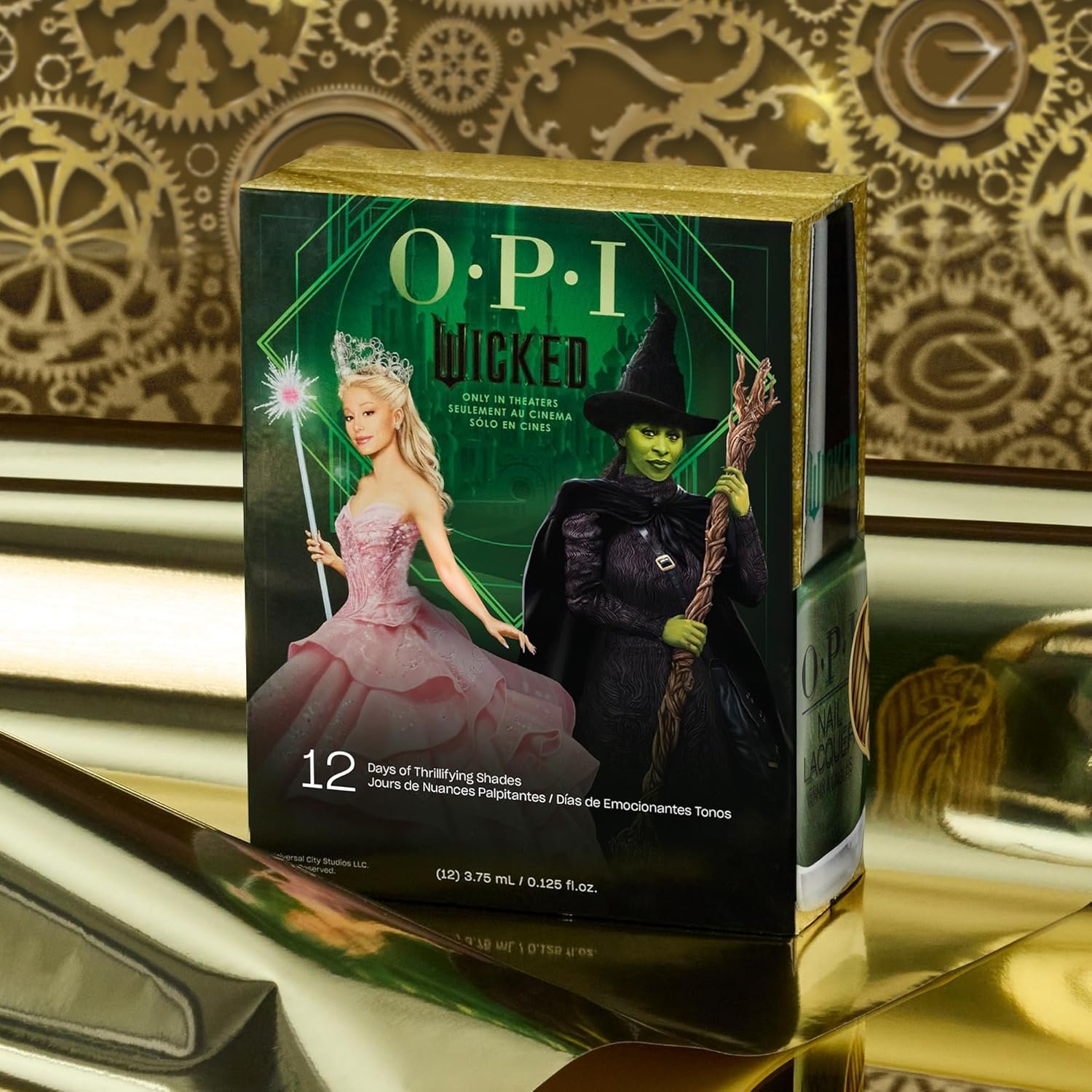 OPI Nail Lacquer Gift Sets | Opaque Cr??me Metallic Shimmer Nail Polish Value Pack| Wicked Limited Edition Holiday Collection - Image 2