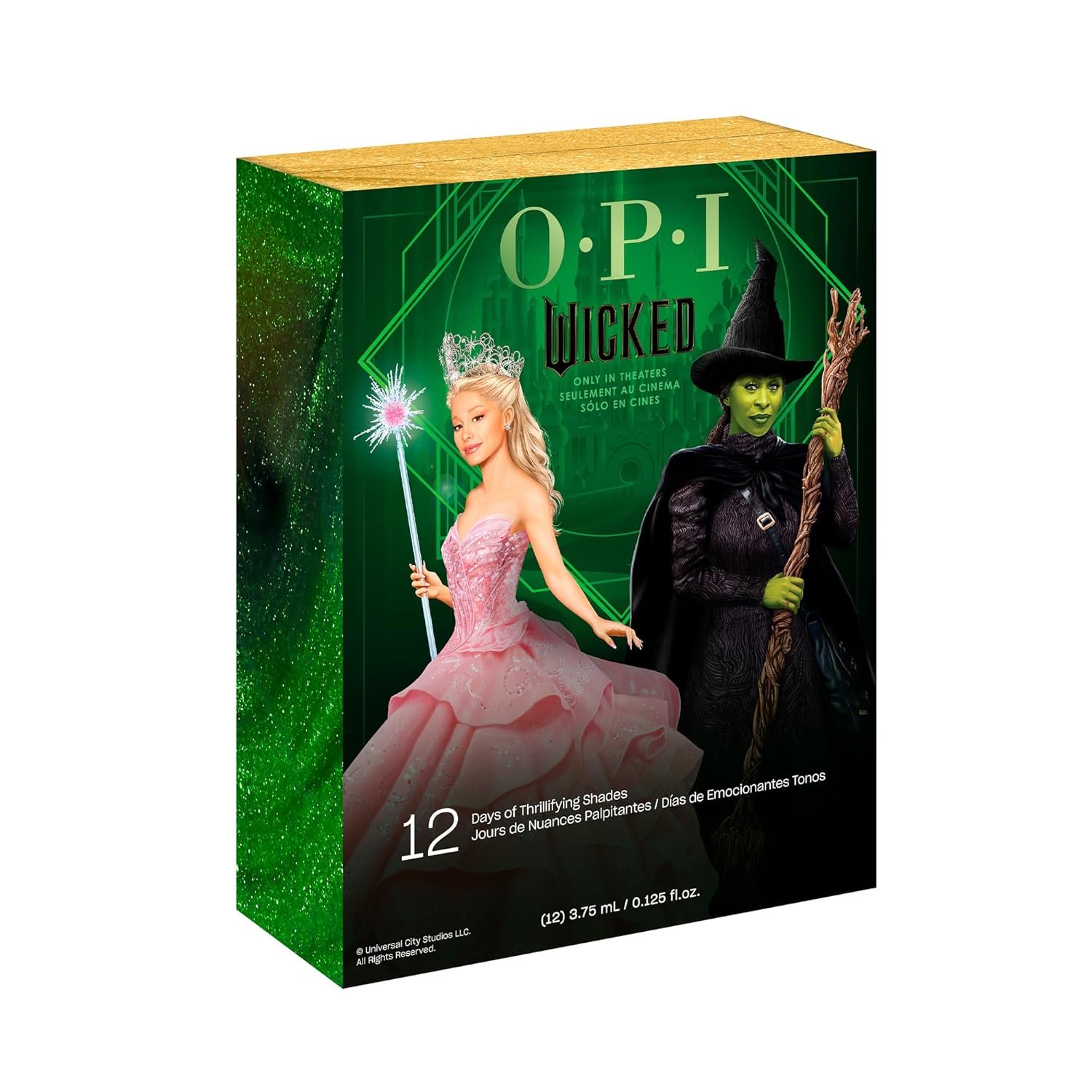 OPI Nail Lacquer Gift Sets | Opaque Cr??me Metallic Shimmer Nail Polish Value Pack| Wicked Limited Edition Holiday Collection