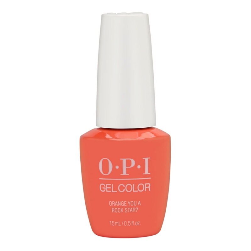 Gel Color Gel Nail Polish, Orange You A Rock Star?(N71), Nail Polish, 15ml/0.5 fl oz
