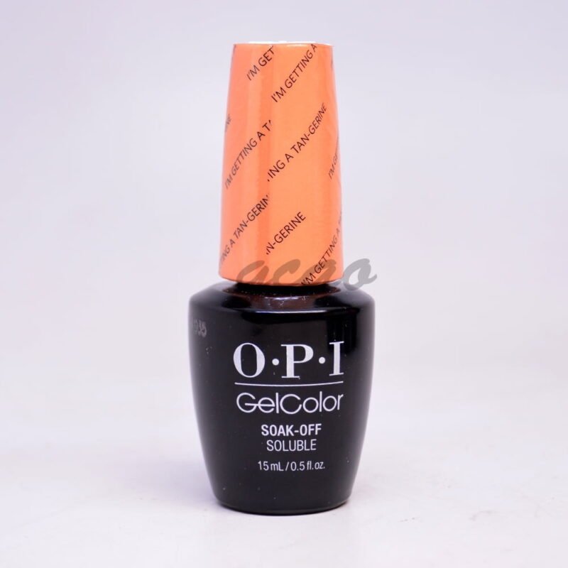 GelColor Gel Nail Polish, Im Getting A Tan-Gerine(R68), Nail Polish, 15ml/0.5 fl oz