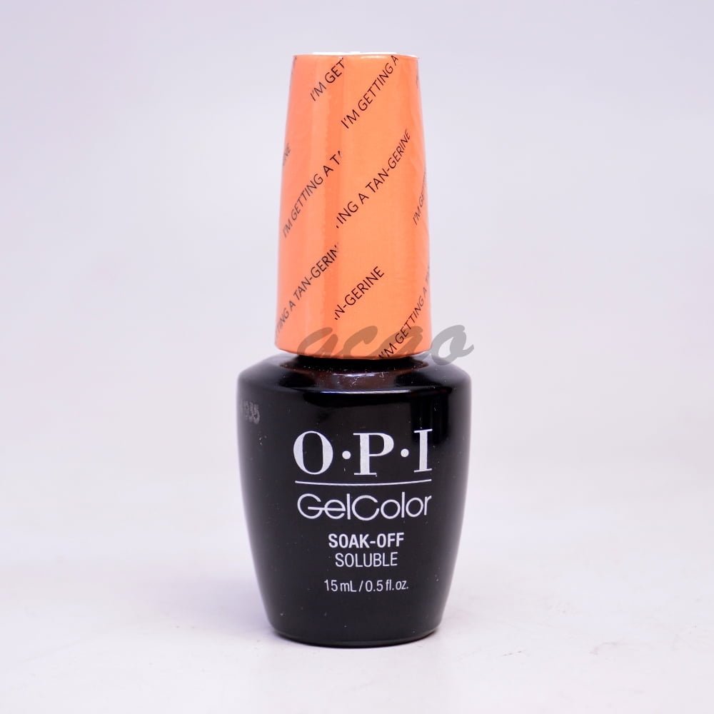 GelColor Gel Nail Polish, Im Getting A Tan-Gerine(R68), Nail Polish, 15ml/0.5 fl oz