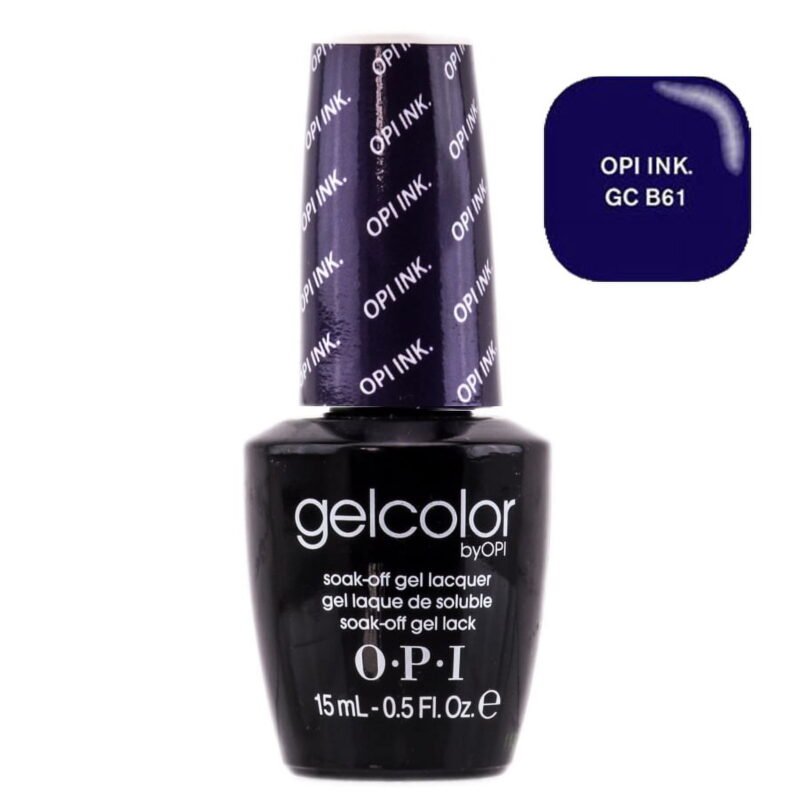 GelColor Gel Nail Polish, OPI Ink.(B61), Nail Polish, 15ml/0.5 fl oz