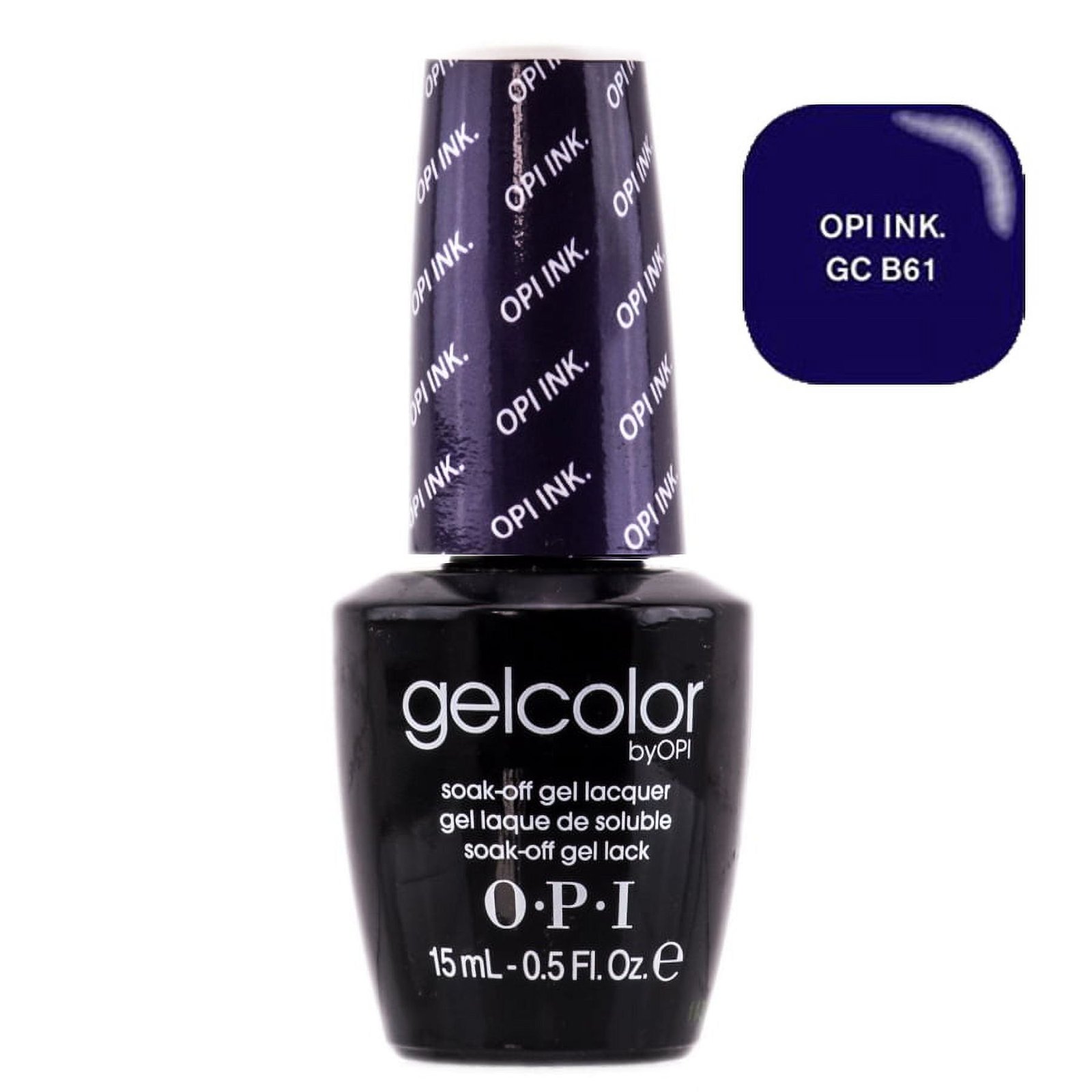 GelColor Gel Nail Polish, OPI Ink.(B61), Nail Polish, 15ml/0.5 fl oz