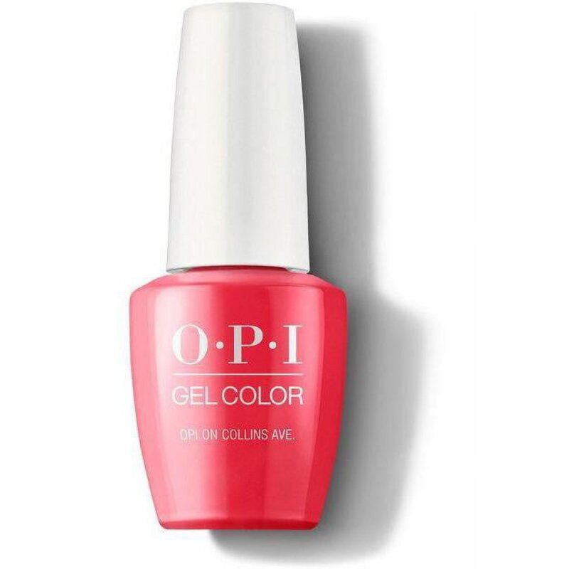 GelColor Gel Nail Polish, OPI On Collins Ave(B76), Nail Polish, 15ml/0.5 fl oz