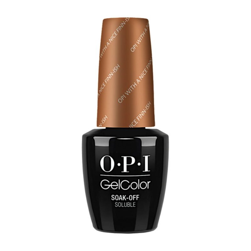 GelColor Gel Nail Polish, OPI with a Nice Finn-ish (N41), Nail Polish, 15ml/0.5 fl oz