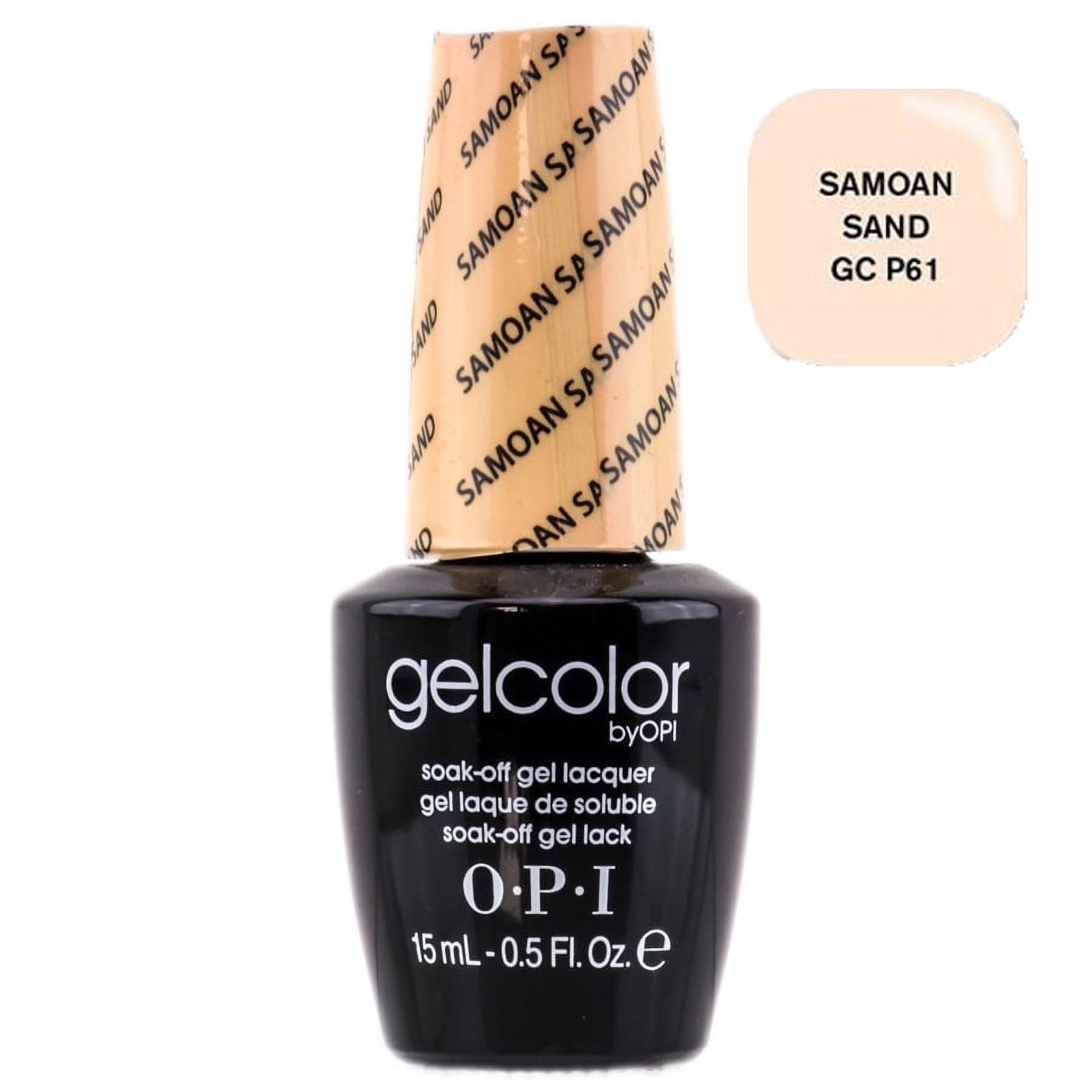 GelColor Gel Nail Polish, Samoan Sand(P61), Nail Polish, 15ml/0.5 fl oz