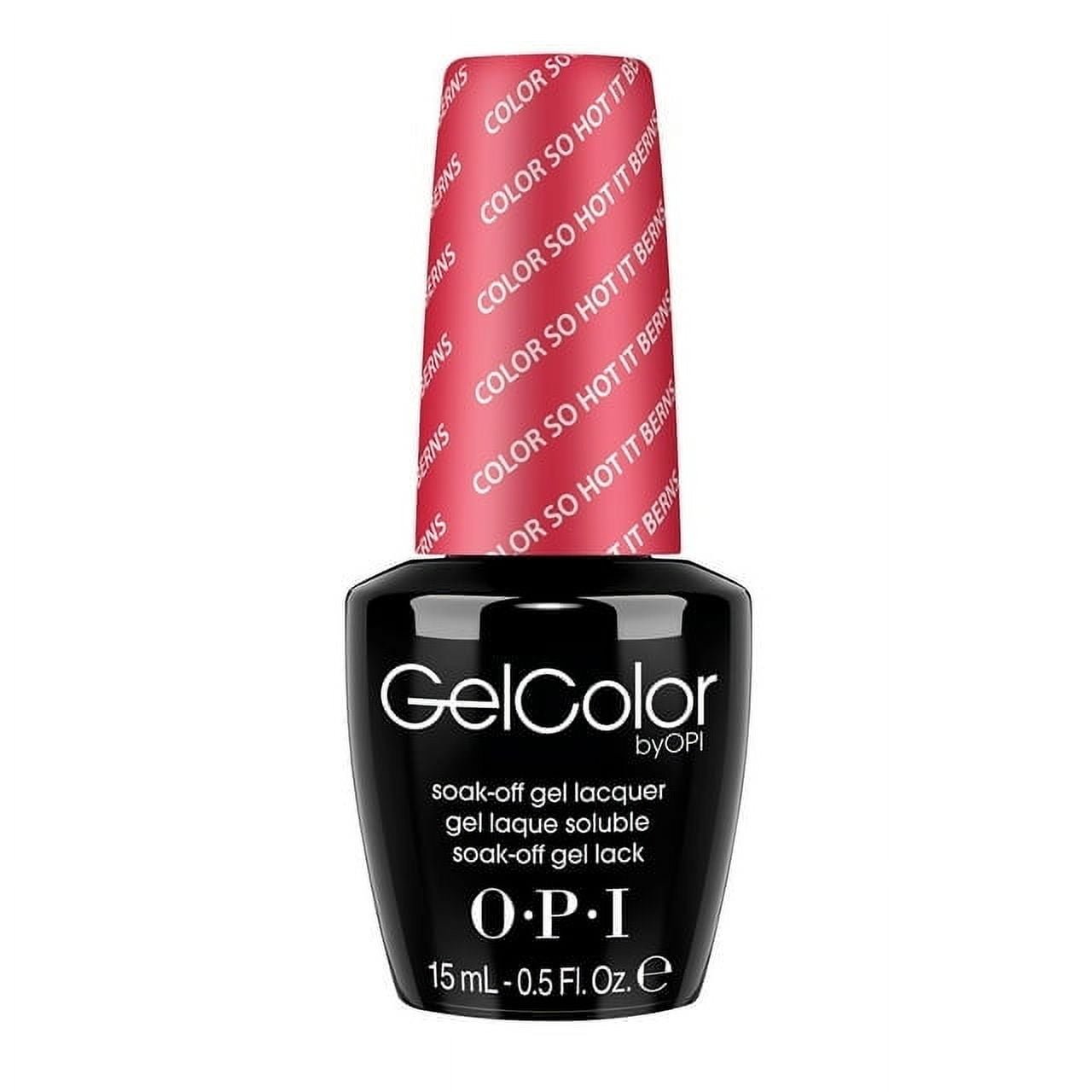 GelColor Gel Nail Polish, So Hot It Berns(Z13), Nail Polish, 15ml/0.5 fl oz