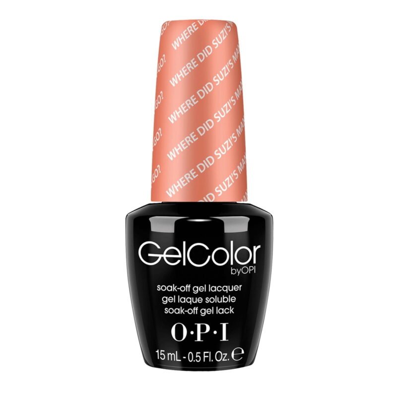 GelColor Gel Nail Polish, Where Did Suzi Man-go?(A66), Nail Polish, 15ml/0.5 fl oz