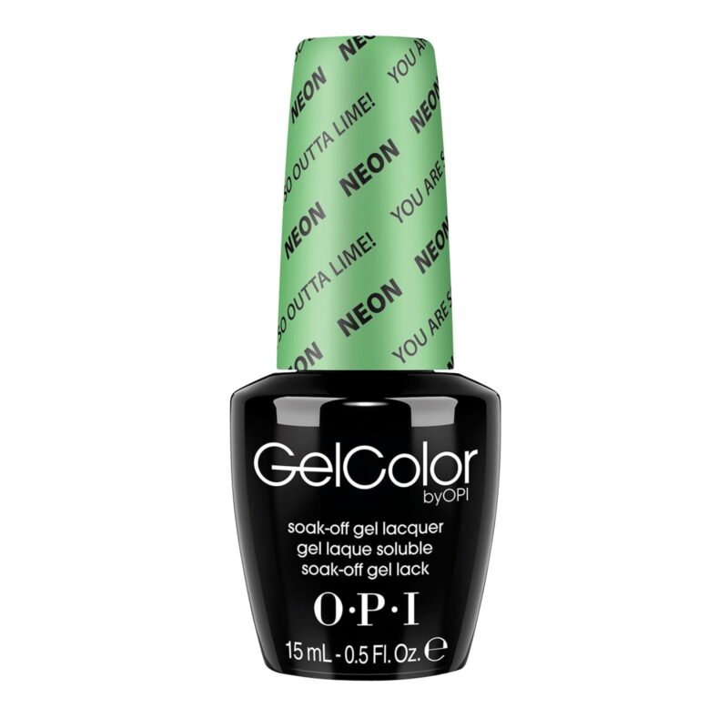 GelColor Gel Nail Polish, You Are So Outta Lime!(N34), Nail Polish, 15ml/0.5 fl oz