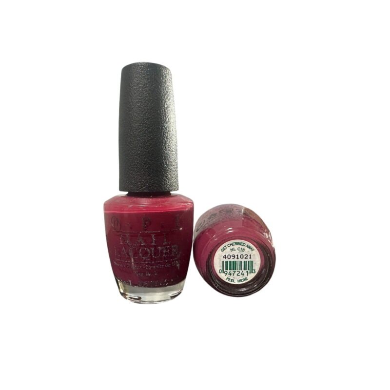 OPI Nail Lacquer, Get Cherried Away(C15), Nail Polish, 15ml/0.5 fl oz