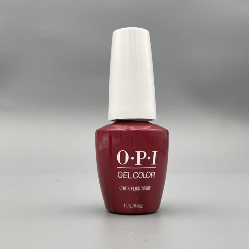 OPI GelColor Gel Nail Polish,0.5 Oz, Chick Flick Cherry