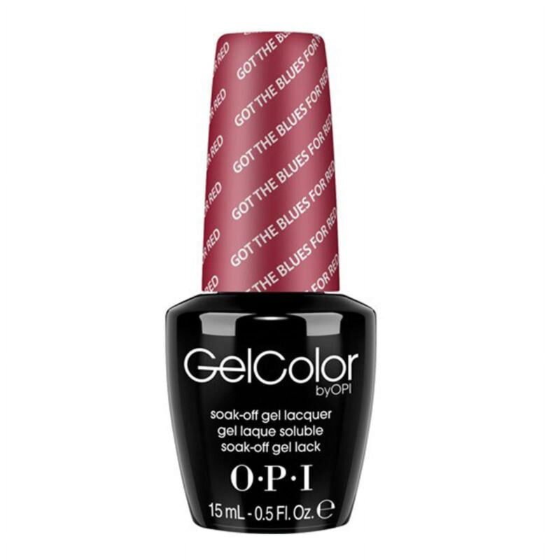 OPI GelColor Gel Nail Polish, Got the Blues for Red, 0.5 Oz