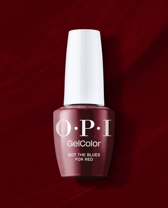 OPI Gelcolor Gel Nail Polish 0.50 oz. - Intelli-Gel - GCW52 - Got The Blues For Red