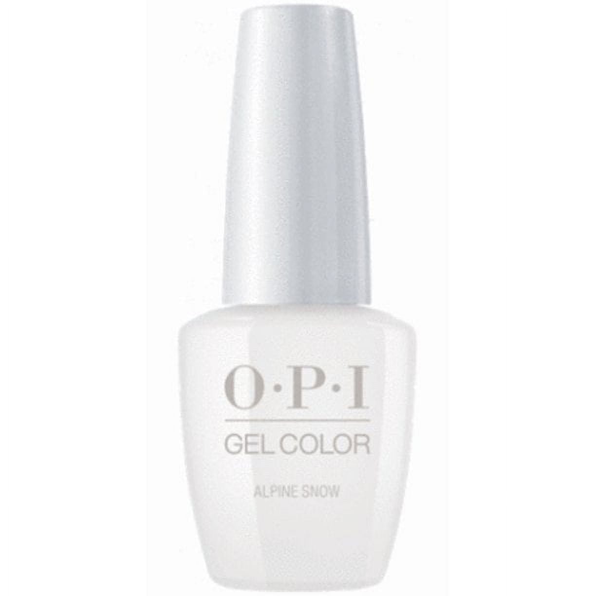 OPI Gelcolor Gel Nail Polish, Alpine Snow, 0.5 fl oz