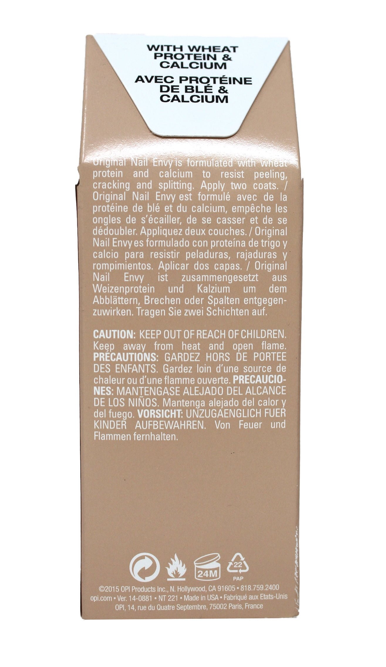 ($18 Value) OPI Nail Envy Nail Strengthener, Samoan Sand, 0.5 Fl Oz - Image 3