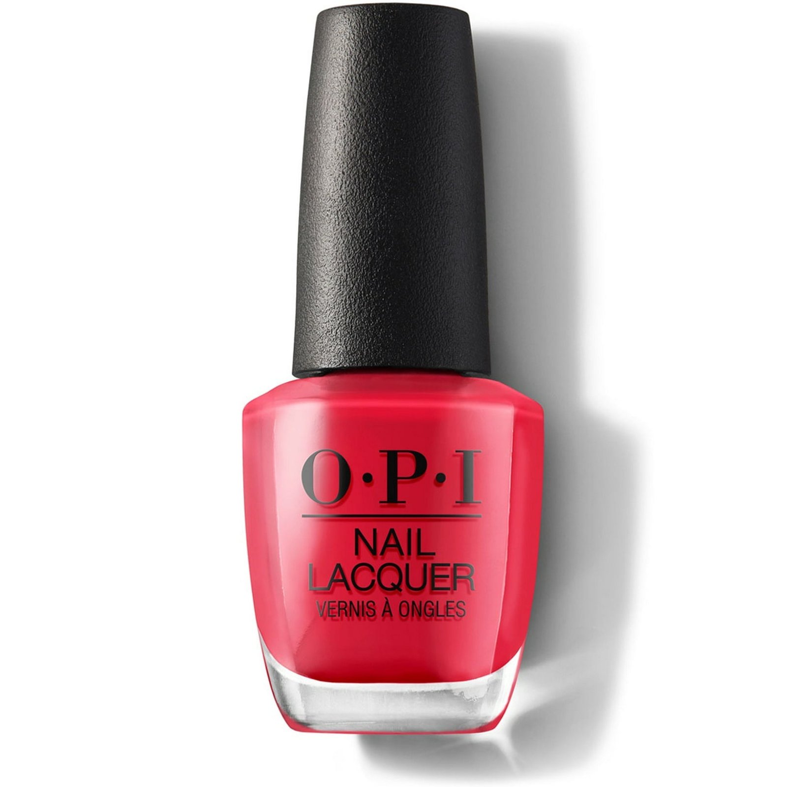 OPI Nail Lacquer Quick Dry Nail Polish,0.5 Oz, Big Apple Red - Image 2