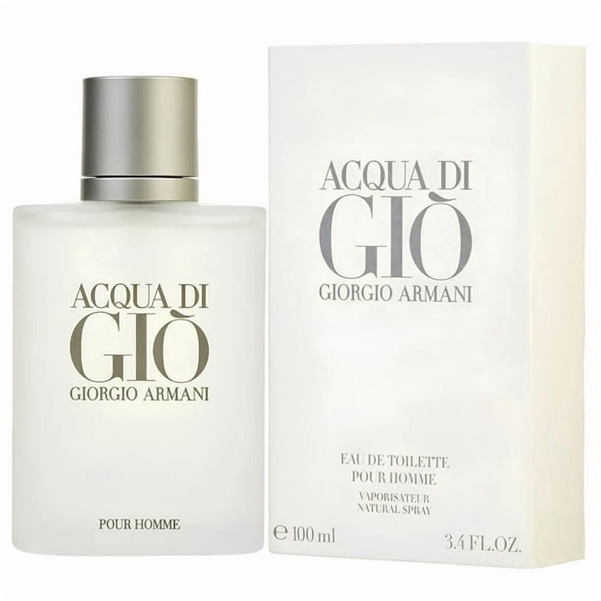 Aqua Di Gio Men's Fragrance Spray - Fresh Aquatic Scent, 3.4oz/100ml