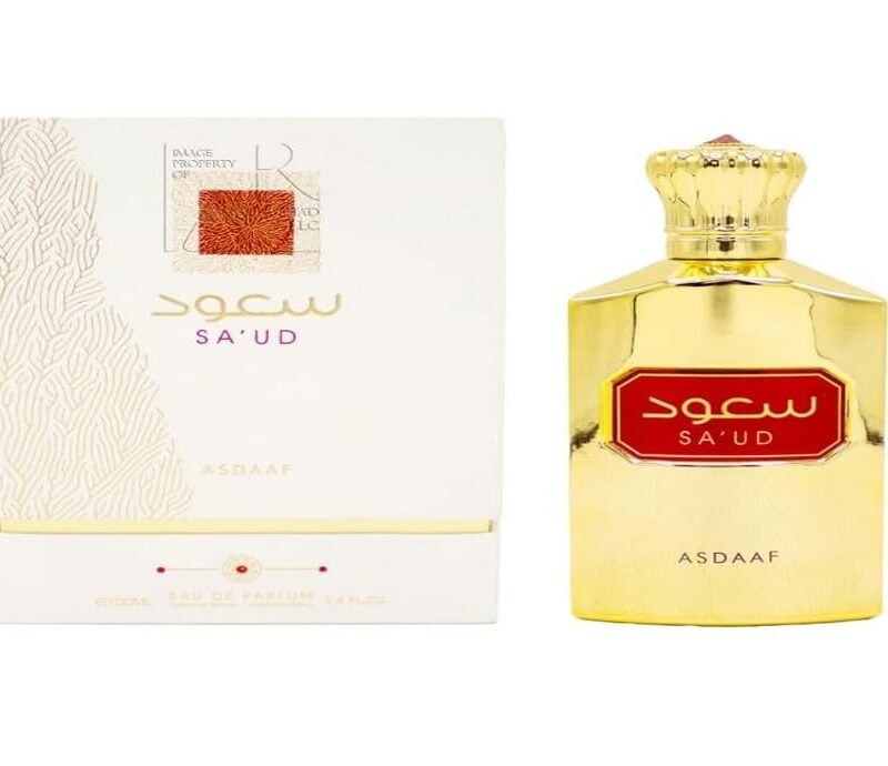 Lattafa Sa'ud Eau De Parfum Spray for Unisex, 3.4 Ounce