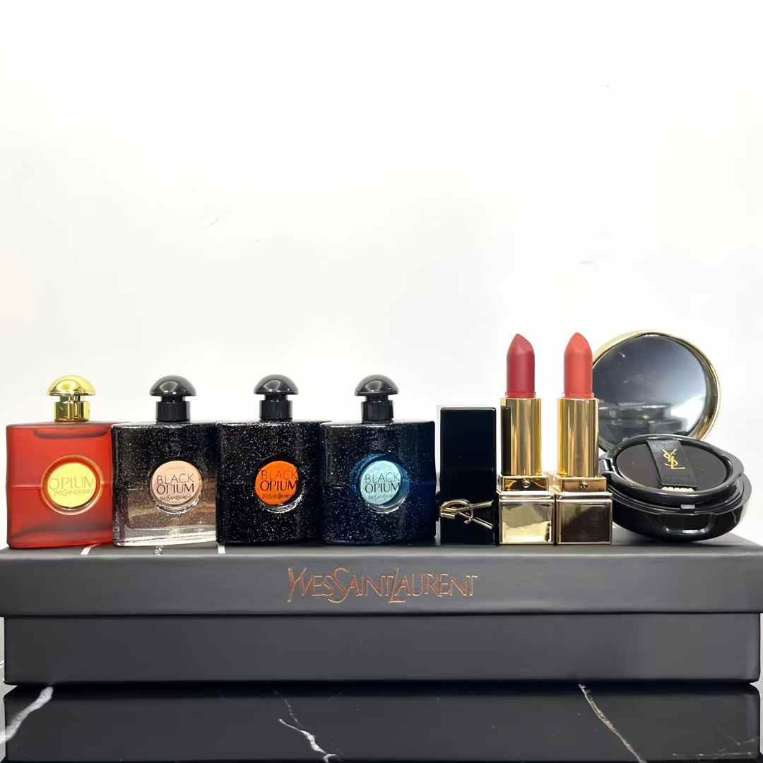 Yves Saint Laurent YSL Romantic Goddess 7-Piece Luxury Gift Set in Black Box - Image 6