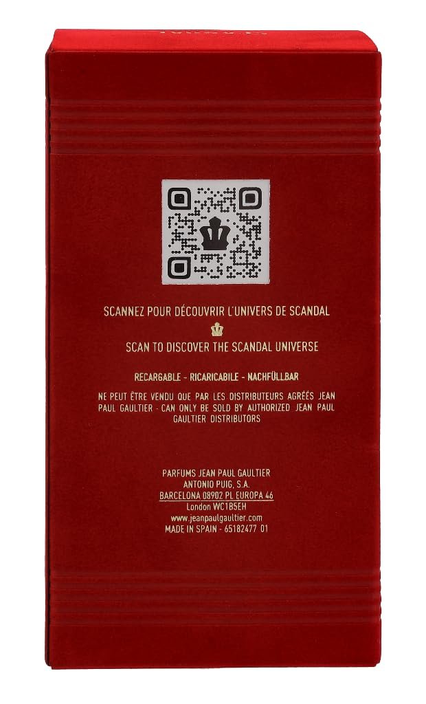 Jean Paul Gaultier Scandal Le Eau de Parfum Intense Refillable Spray for Men, 3.4 Ounce - Image 4