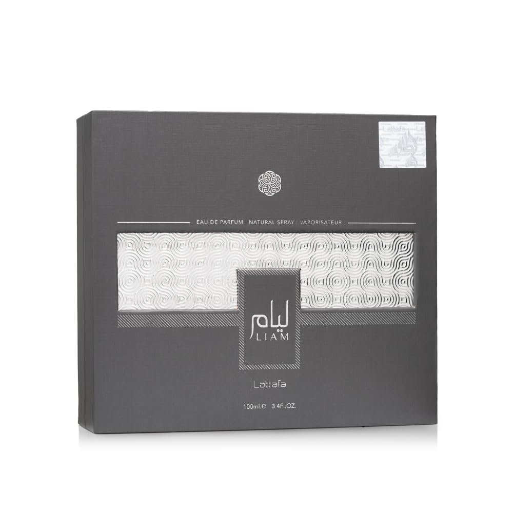 Lattafa Liam Grey Eau de Parfum Spray for Unisex, 3.4 Ounce - Image 3
