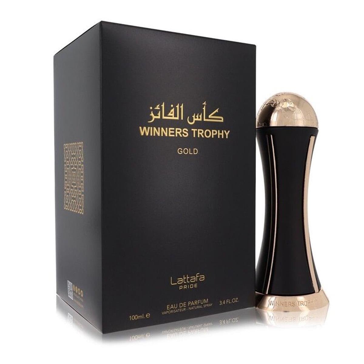 Lattafa Al Khas Winners Trophy Silver for Unisex Eau de Parfum Spray, 3.4 Ounce
