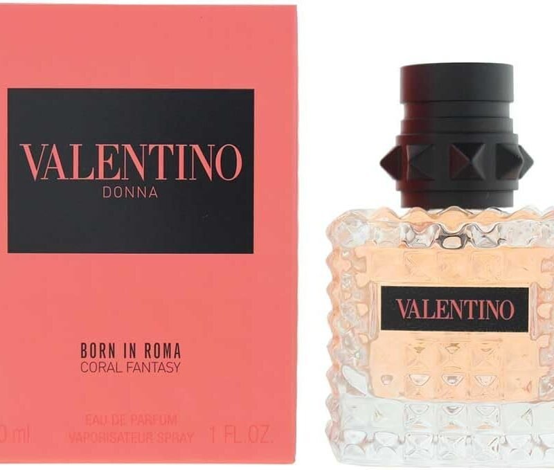 Valentino Donna Born in Roma Coral Fantasy Eau De Parfum Spray For Women, 1.0 Ounce