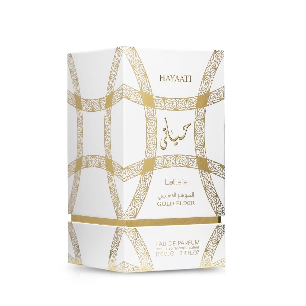 Lattafa Hayaati Gold Elixir Eau De Parfum Spray for Unisex, 3.4 Ounce - Image 3