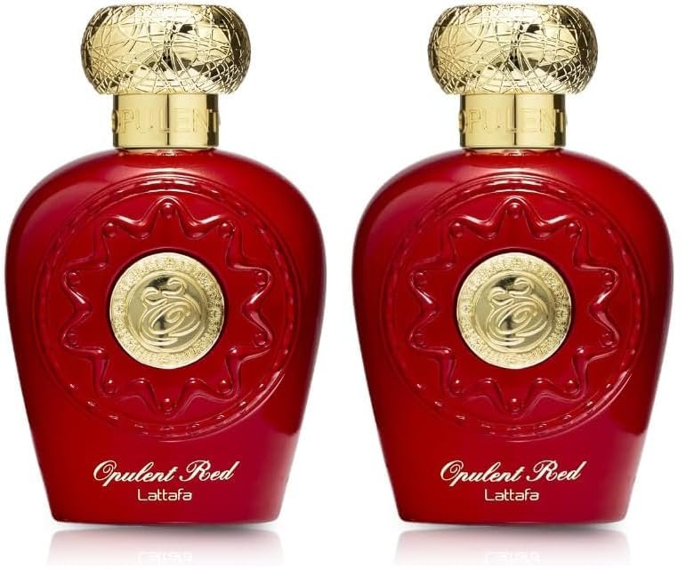 Lattafa Perfumes Opulent Red for Unisex Eau de Parfum Spray, 3.4 Ounce (137662)