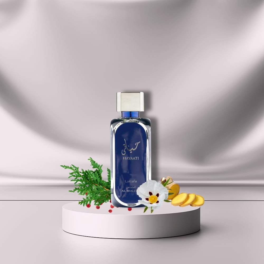 Lattafa Hayaati Al Maleky Eau de Parfum Spray for Men, 3.4 Ounce - Image 4