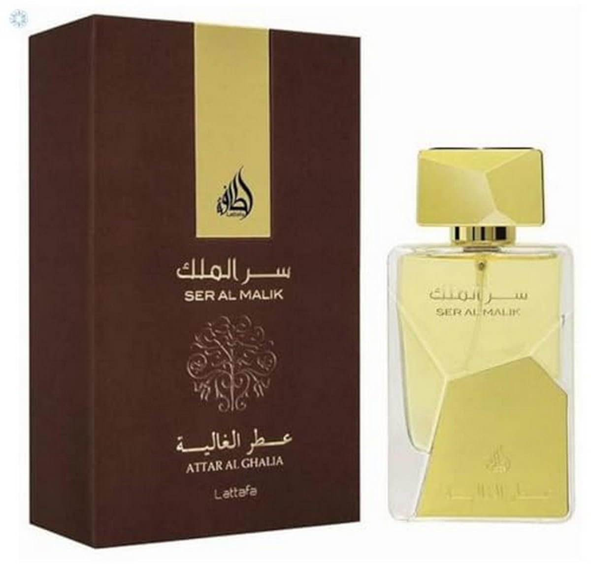 Lattafa Ser Al Malik Eau de Parfum Spray for Unisex, 3.4 Ounce