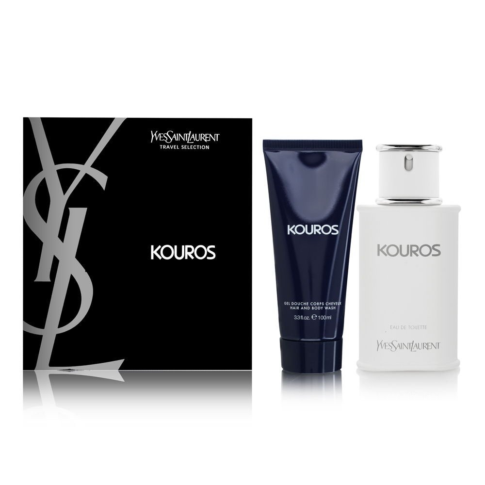 Yves Saint Laurent Kouros Men Giftset (Eau De Toilette Spray, Hair and Body Wash)