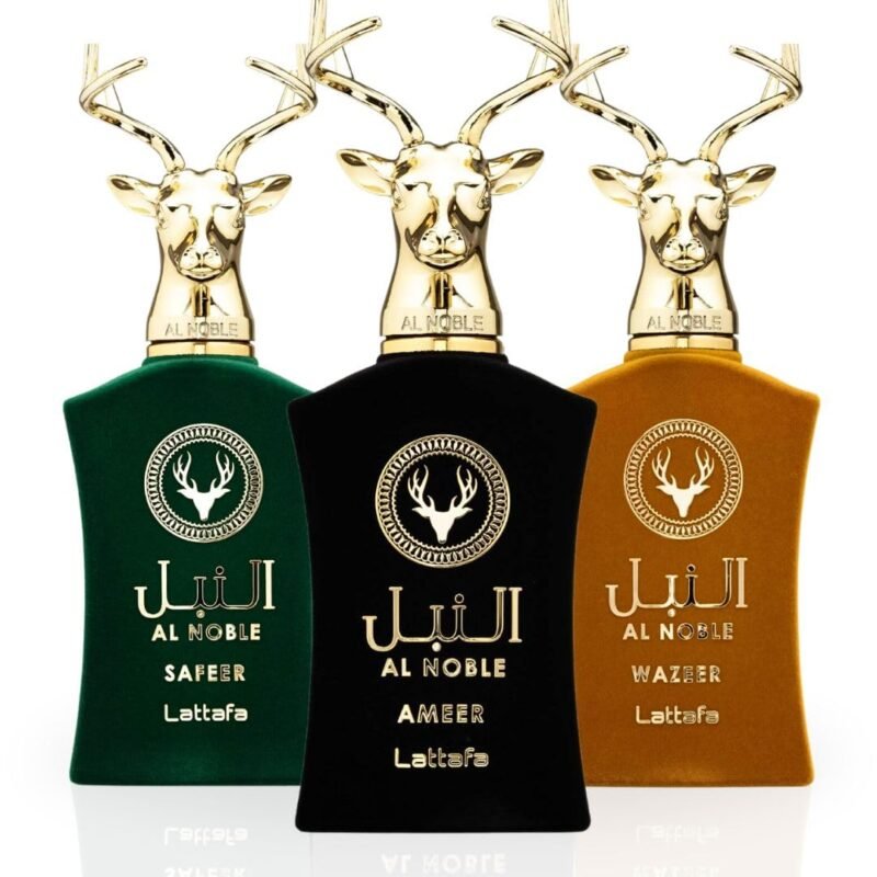 Lattafa Al Noble Ameer, Wazeer, Safeer EDP Spray 100ML (3.4 OZ) Exude Masculinity With These Compelling Fragrances. (COLLECTION)