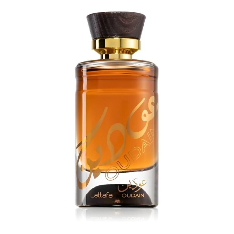 Lattafa Oudain Eau de Parfum Spray for Unisex, 3.4 Ounce