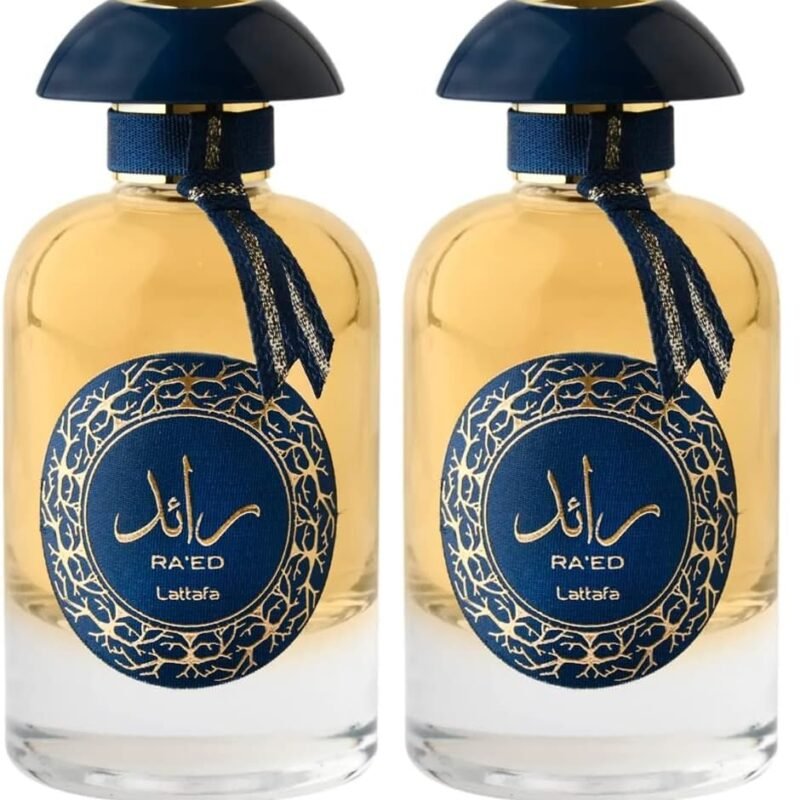 Lattafa Perfumes Ra'ed Gold Luxe Eau de Parfum Spray for Men, 3.4 Ounce