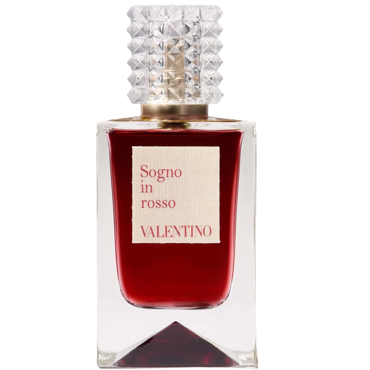 Valentino Sogno In Rosso Parfum Spray, 3.4 Ounce (Unisex) A Luxurious Amber Spicy Fragrance with Black Pepper, Vanilla Bourbon & Italian Milk Foam Accord