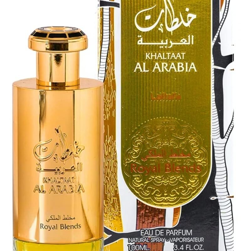Lattafa Prestige Khaltat Al Arabia for Unisex Eau de Parfum Spray, 3.4 Ounce